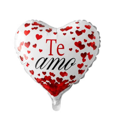 Balão Te amo branco